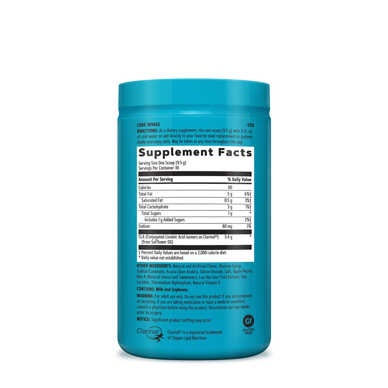 GNCTotalLeanCLAPowder GNC Total Lean® GNC Total Lean® CLA is the